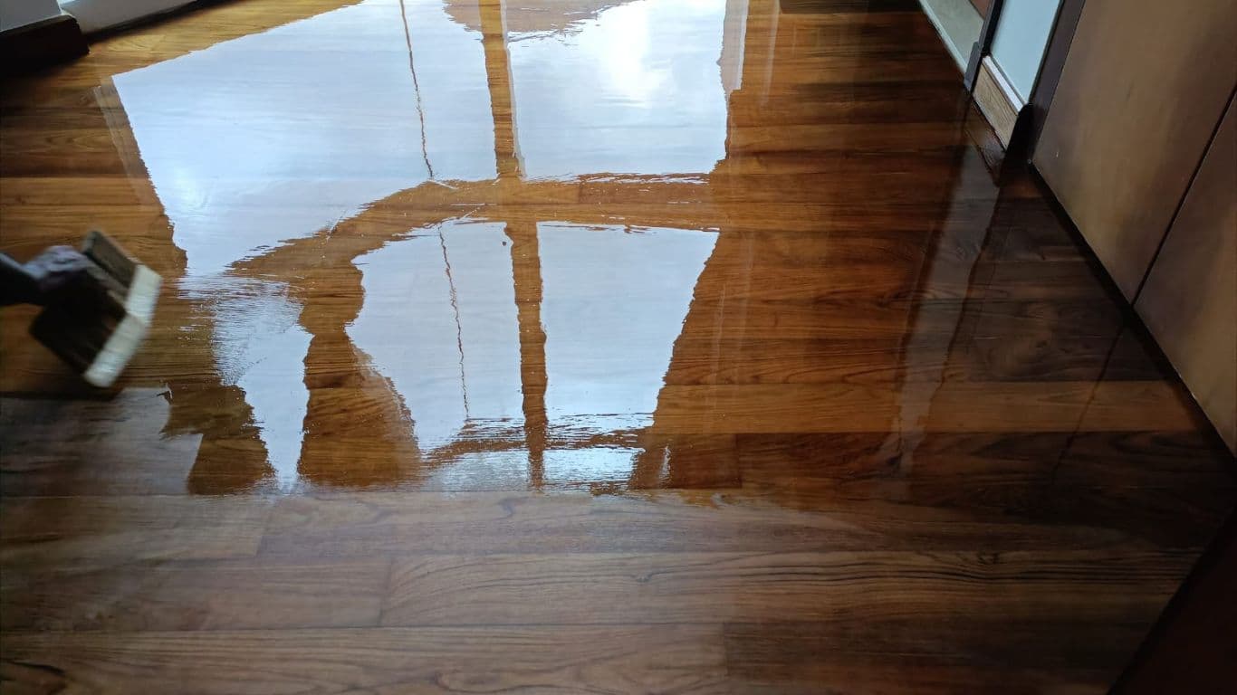 Vinyl Floor Work & Polishing